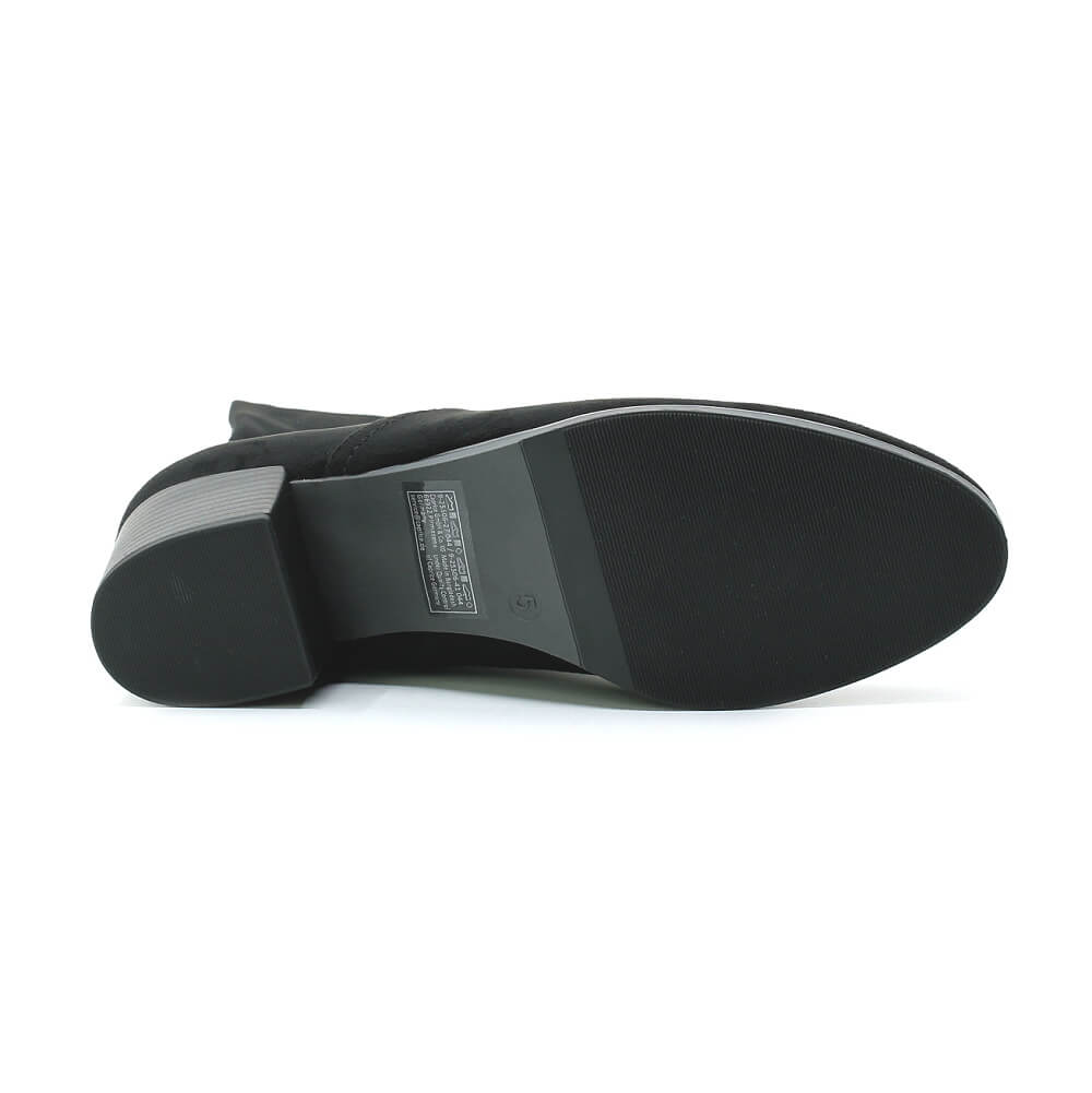 CAPRICE 9-25506-41 044 black stretch, dámské kozačky vel.37 1/2
