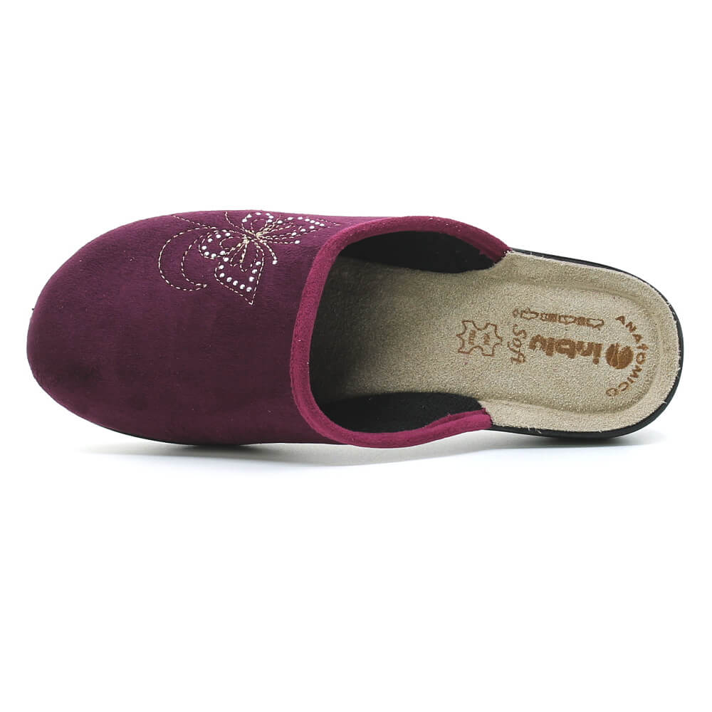 INBLU LY000119 plum, dámská domácí obuv vel.36