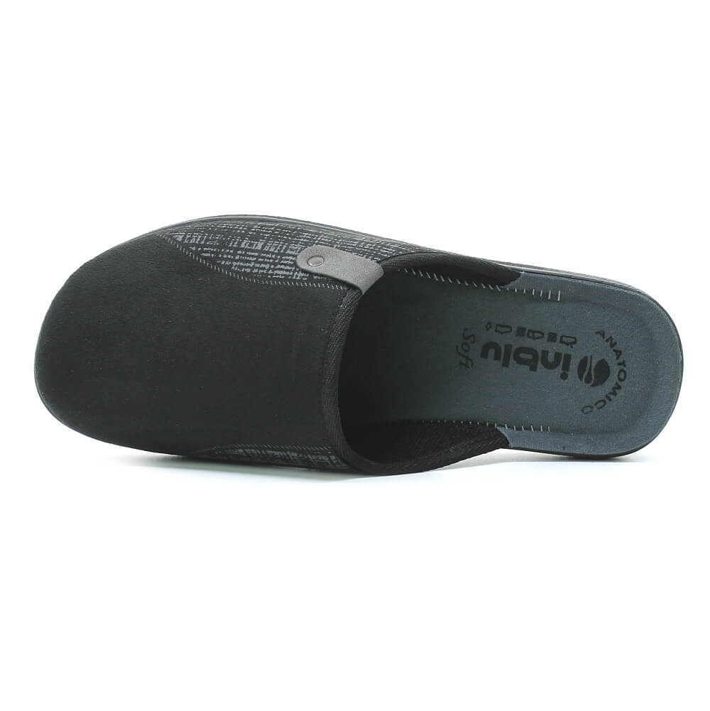 INBLU DG0000021 black, pánská domácí obuv vel.40
