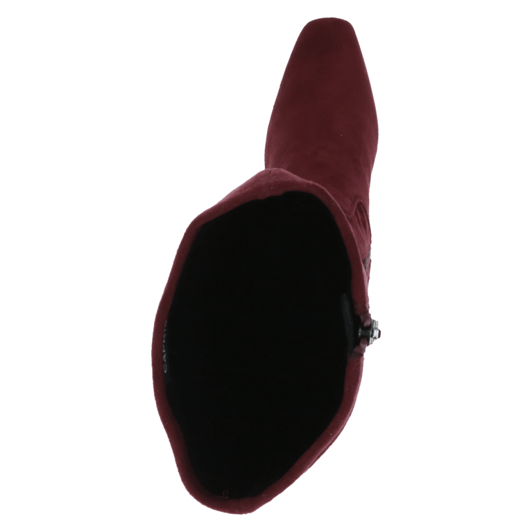 CAPRICE 9-25547-41 514 bordeaux stretch, dámské kozačky vel.39