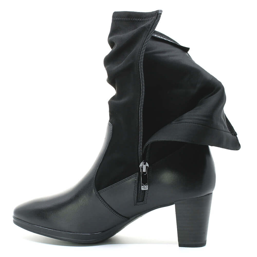 CAPRICE 9-25329-47 019 black comb, dámské polokozačky vel.37