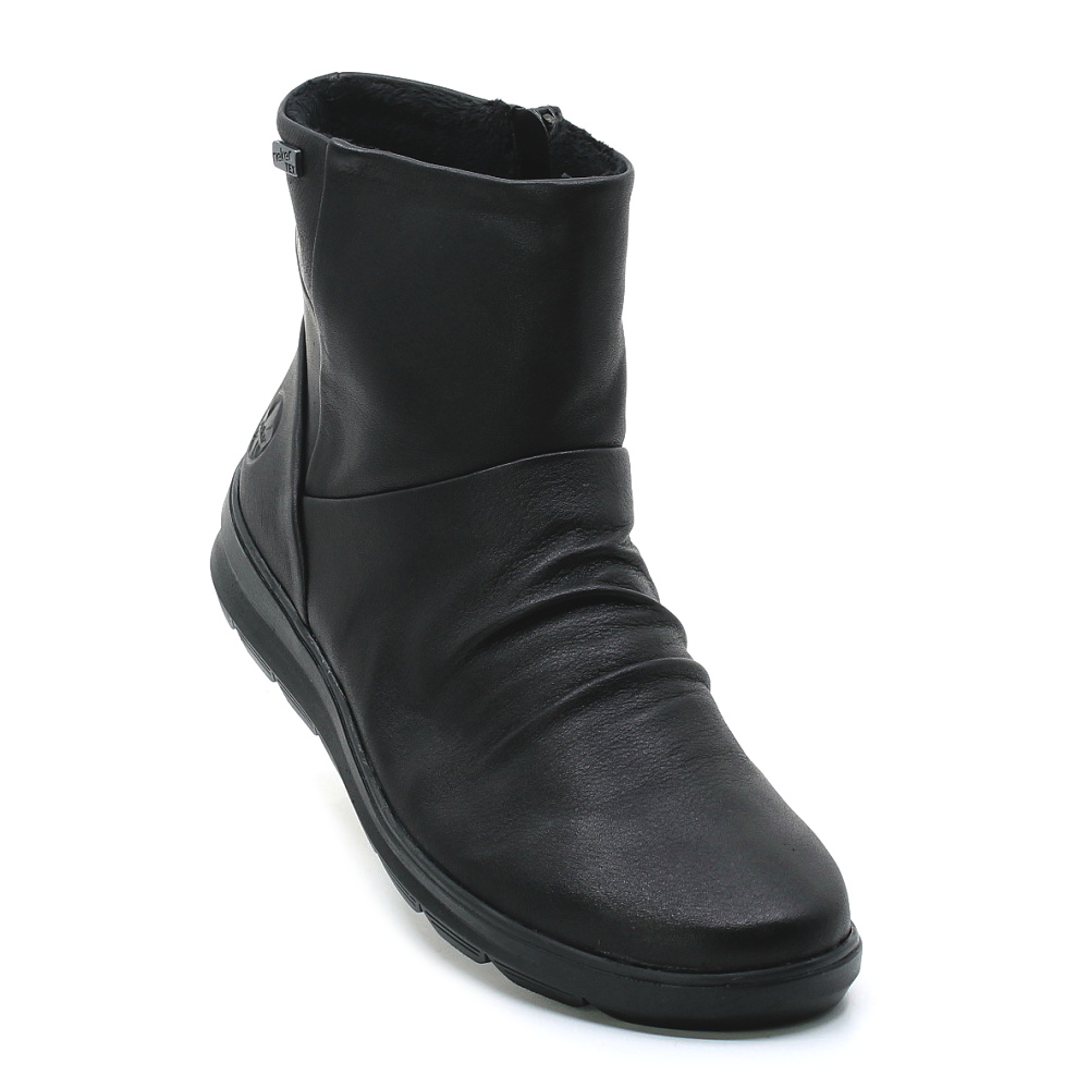 RIEKER Z0066-00 black, dámská kotníková obuv