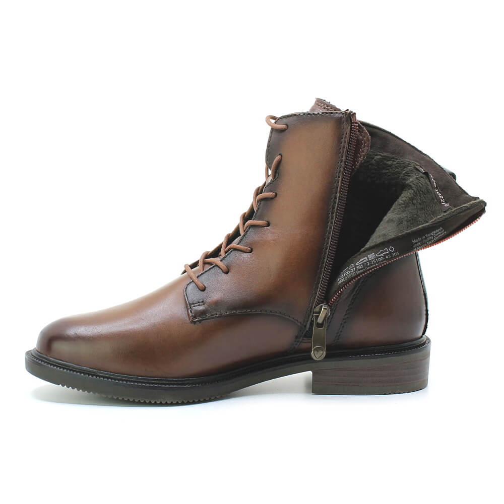 MARCO TOZZI 2-25100-45 305 cognac, dámská kotníková obuv