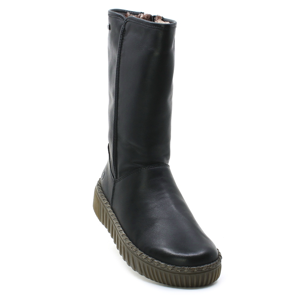 REMONTE D4A71-00 black, dámské polokozačky