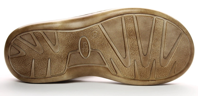 ORTO PLUS 2046-02 béžová, dámské sandály vel.42