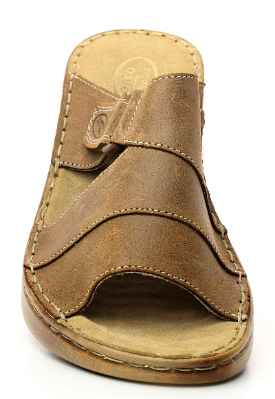 ORTO PLUS 3053-006 hnědá, dámské pantofle