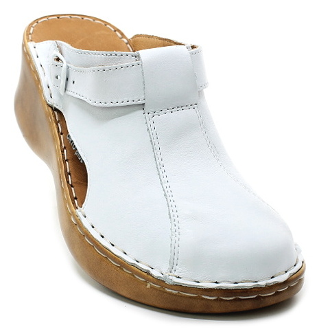 ORTO PLUS 3060-10 bílé, dámské nazouváky