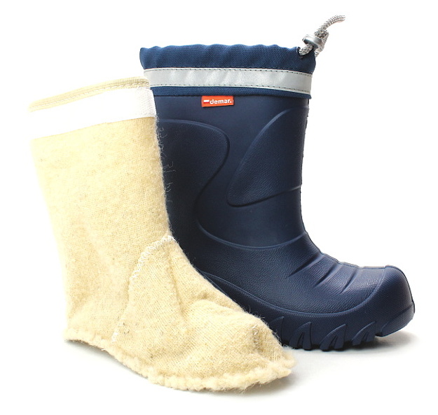 DEMAR Mammut modré, dětské sněhule vel.32/33