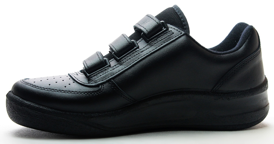 PRESTIGE M86810 welcro, černé  polobotky