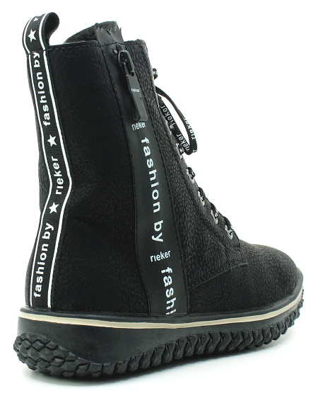 RIEKER Z4218-00 black, dámská kotníková obuv 