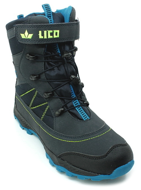 LICO SUNDSVALL VS 720349 marine/blau, chlapecká zimní obuv 