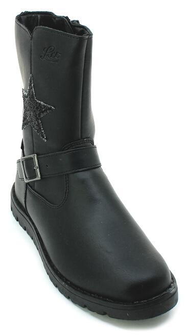LICO Patricia 320289 black, dívčí kozačky