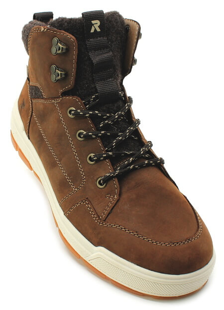 RIEKER U0070-22 brown, pánská zimní obuv 