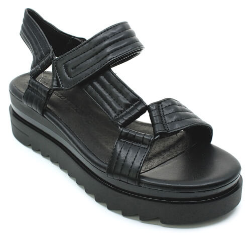 MARCO TOZZI 2-28763-20 black, dámské sandály 
