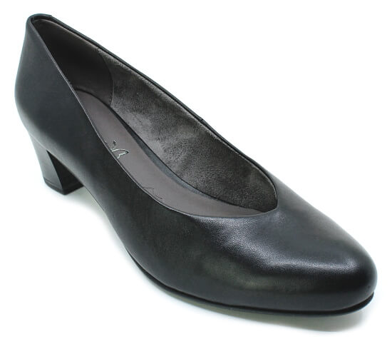 CAPRICE 9-22302-41 black nappa, dámské lodičky vel.38