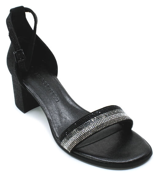 MARCO TOZZI 28301-41 black glitter, společenská obuv vel.38