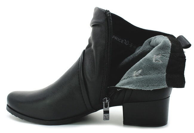 CAPRICE 9-25358-41 black softnap., dámská kotníková obuv vel.39