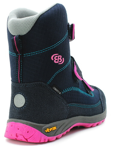 BRÜTTING Arendal V 721049 marine/pink, dívčí zimní obuv