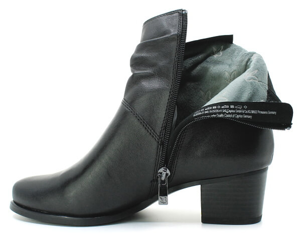 CAPRICE 9-25335-41 black softnap, dámská kotníková obuv vel.37
