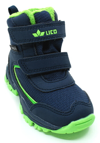 LICO Pauli V 600089 marine/lemon, dětská zimní obuv vel.28