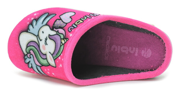 INBLU B9000053 fuxia, dětská domácí obuv