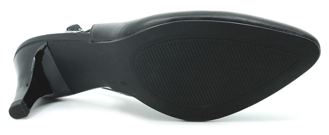 CAPRICE 29606-42 black nappa, dámské lodičky vel.39