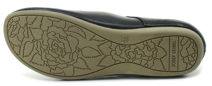 JOSEF SEIBEL 87280 Fiona černé, dámské letní mokasíny vel.37