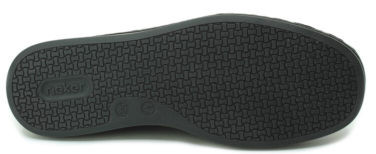 RIEKER 05400-00 black, pánské polobotky