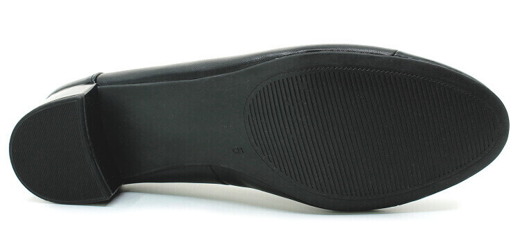 CAPRICE 22317-42 black comb, dámské lodičky vel.39