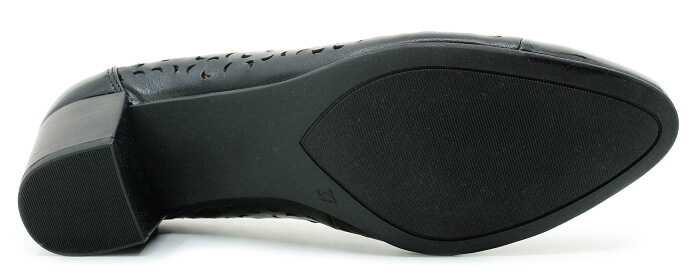 CAPRICE 22300-42 black comb, dámské lodičky vel.37