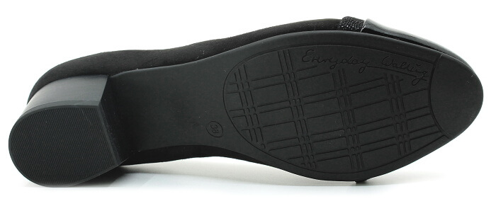 JANA 8-22366-41 black, dámské lodičky vel.37