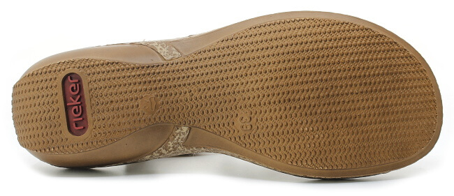 RIEKER 62850-90 metallic, dámské sandály vel.38