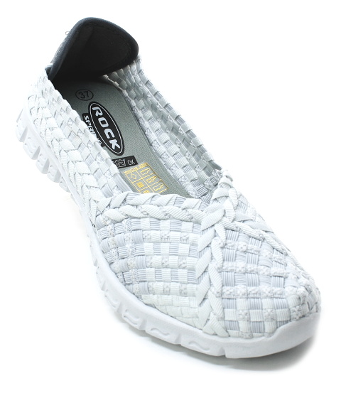 ROCK SPRING CARIOCA white knit, dámská obuv vel.42