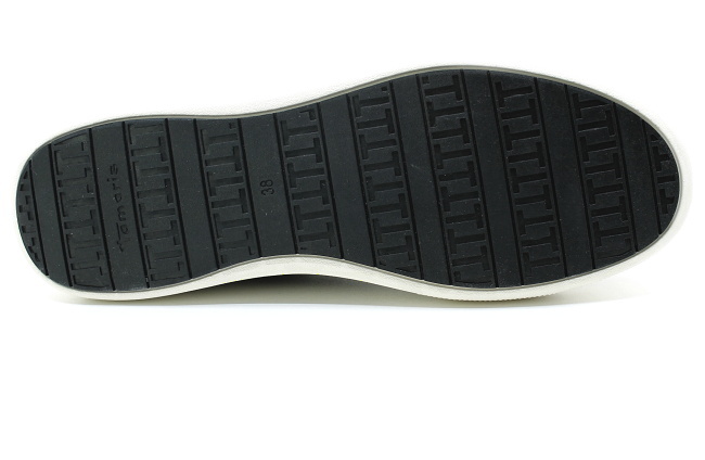 TAMARIS 23736-42 003 black leather, dámské tenisky vel.39