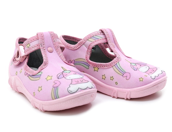 RAWEKS Hania 58 růžové, dětské bačkory