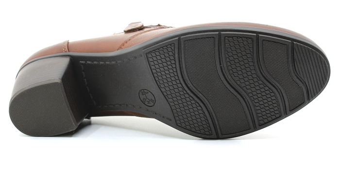 JANA 8-24469-41 cognac, dámské uzavřené lodičky 