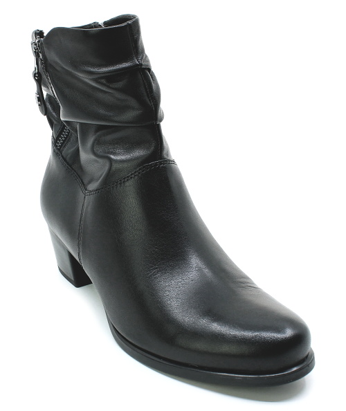 CAPRICE 9-25348-41 black softnap., dámská kotníková obuv