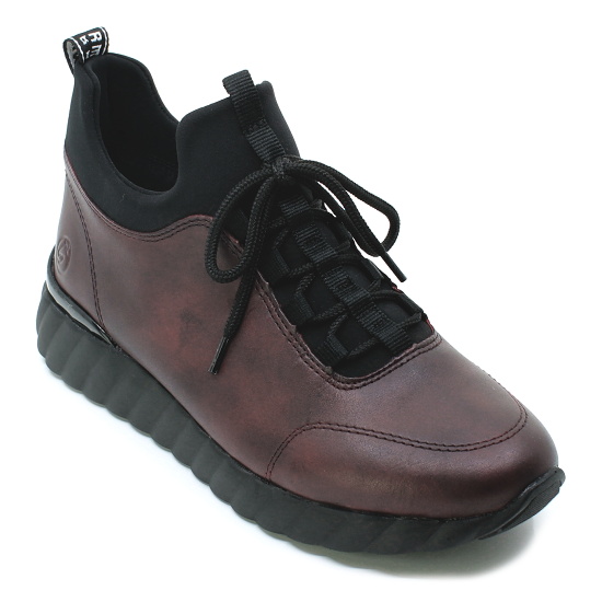 REMONTE D5977-35 rot kombi, dámská kotníková obuv