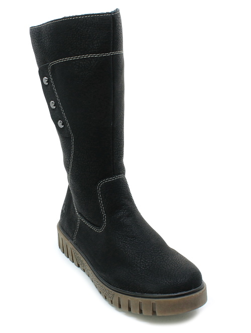 RIEKER Y3466-00 black, dámské kozačky vel.38