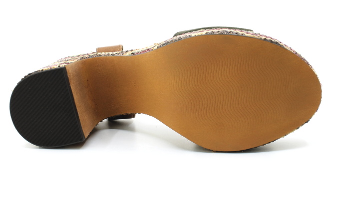 MARCO TOZZI 2-28008-42 khaki comb, dámské sandály vel.42