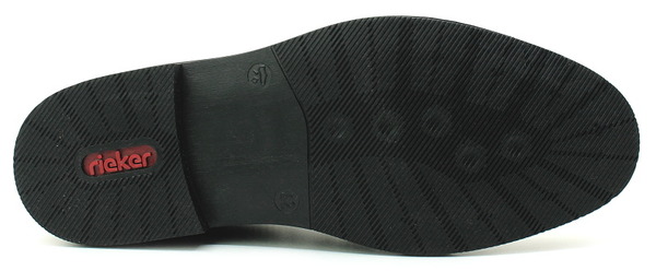 RIEKER 13500-00 black, pánské polobotky 