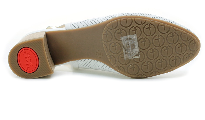 TAMARIS Comfort 8-89501-42 white, dámské letní lodičky