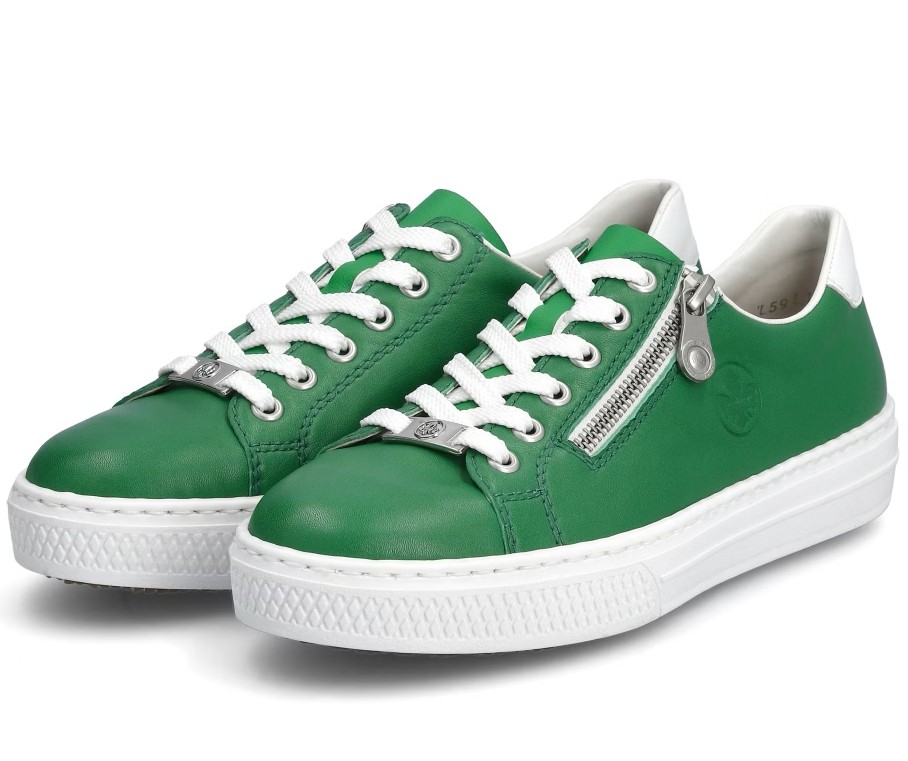 RIEKER L59L1-52 green, dámské tenisky vel.36