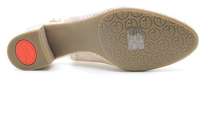 TAMARIS Comfort 8-89501-42 old rose, dámské letní lodičky vel.39