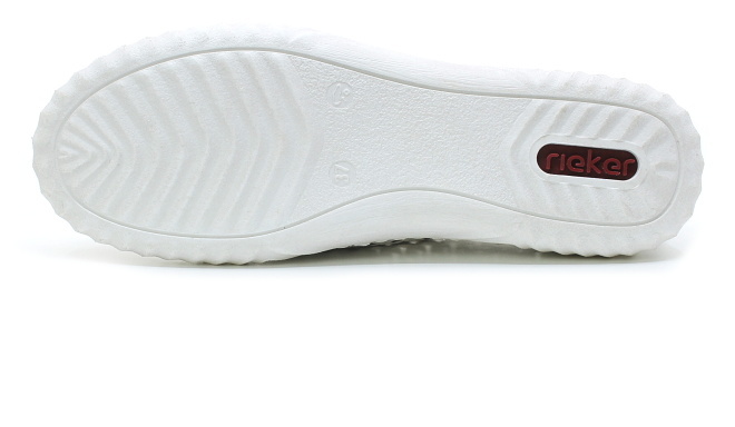 RIEKER N0965-80 white, dámské mokasíny vel.42