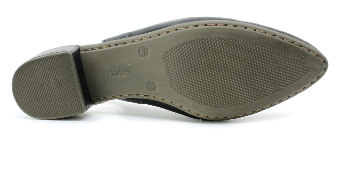 RIEKER 47063-00 black, dámské lodičky 
