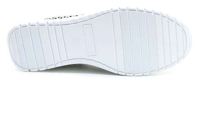 CAPRICE 9-23550-42 white nappa, dámské polobotky