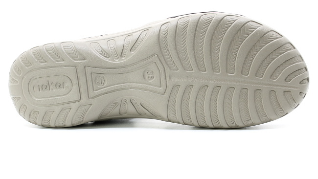 RIEKER 64889-00 black, dámské sandály vel.40