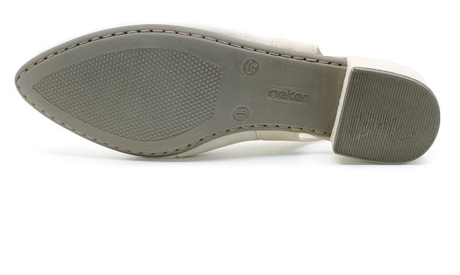 RIEKER 47063-60 beige, dámské lodičky vel.42