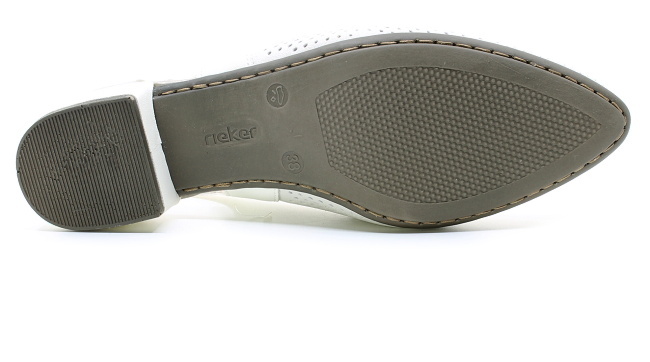 RIEKER 47066-80 white, dámské lodičky vel.39
